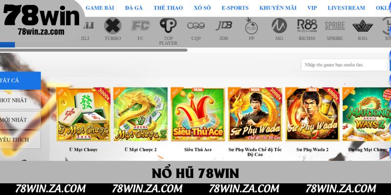 Nổ Hũ 78Win - Kho Game Slot Đổi Thưởng Gây Nghiện Nhất Hiện Nay 1 Nổ Hũ 78Win - Khám Phá Game Quay Thưởng Hấp Dẫn Nhất